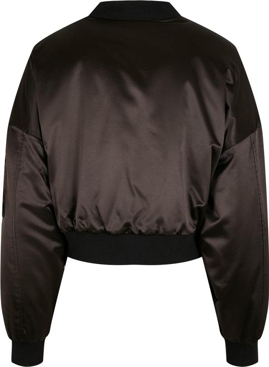 Actual product image Urban Classics Ladies Short Oversized Satin Bomber Jacket (XXL)
