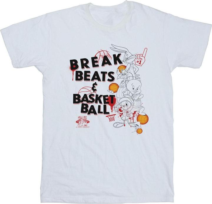 Actual product image Space Jam Mens Break Beats & Basketball T-Shirt (S)