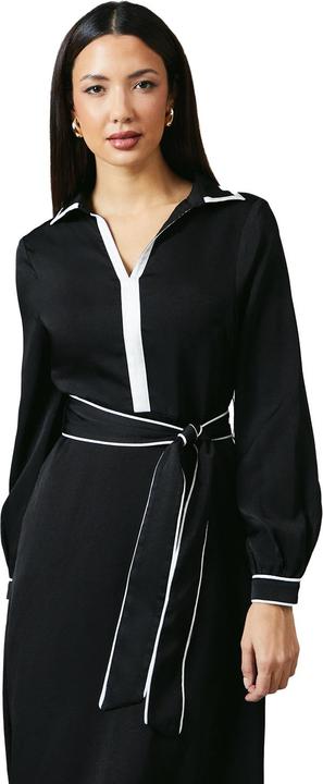 Actual product image Principles Womens/Ladies Contrast Detail Collared Midi Dress (42 D)