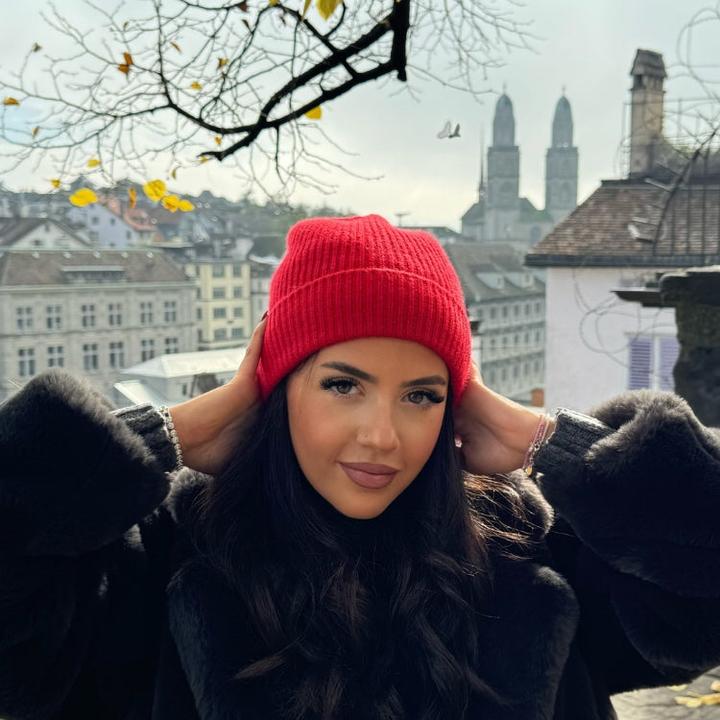 Image du produit Prima Ballerina Bonnet en cachemire et laine vierge Rouge