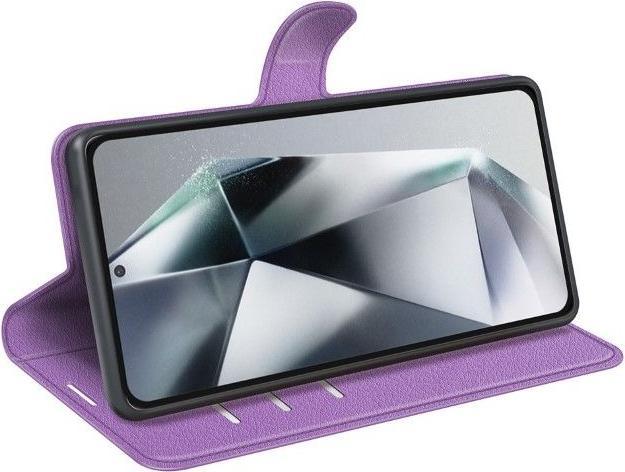 Actual product image MU Classic Litchi Leder Bookcover Series (Samsung Galaxy S25 Ultra)