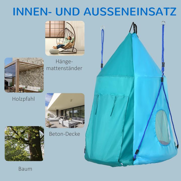 Immagine prodotto Outsunny Altalena a nido con tenda