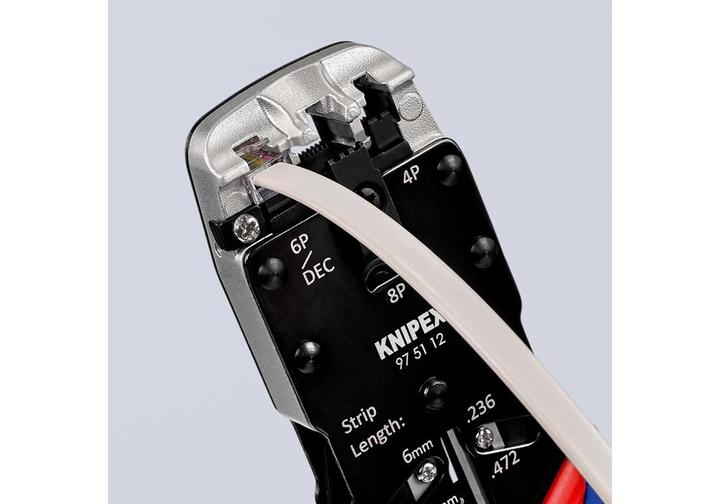 Produktbild Knipex Crimpzange für Westernstecker (200 mm)
