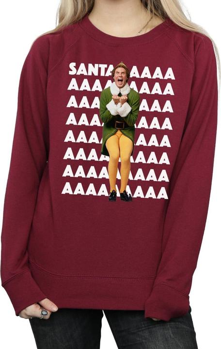Immagine prodotto Elf Buddy Santa Scream Felpa Donna (XXL)
