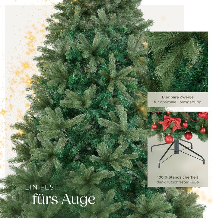 Produktbild tectake Künstlicher Weihnachtsbaum Prancer, Spritzgussnadeln