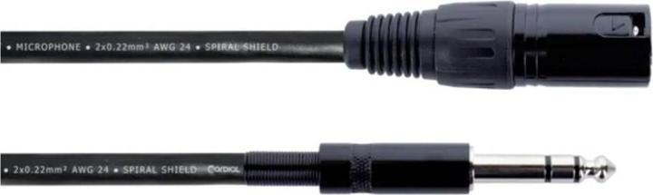 Produktbild Cordial EM 3 MV XLR Verbindungskabel (1x XLR-Stecker 3 polig - 1x Klinkenstecker (3 m)