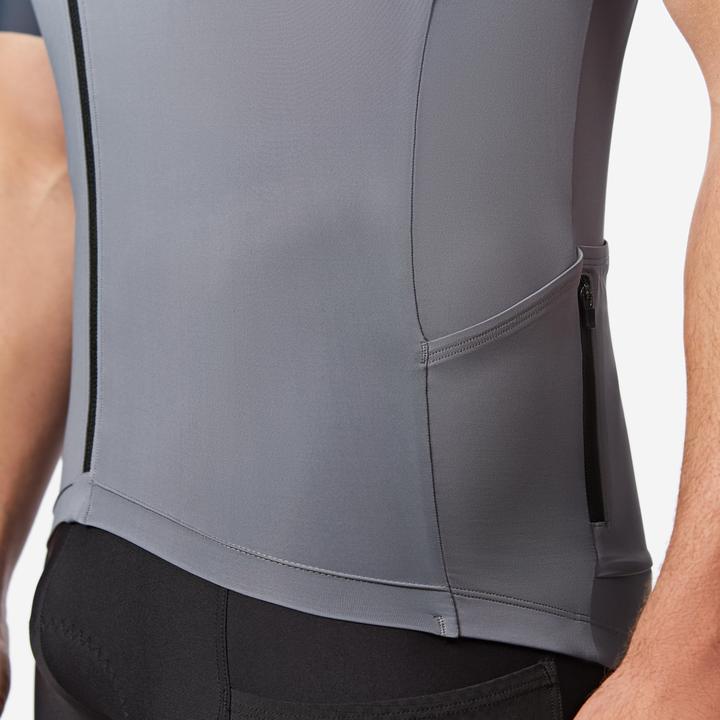 Produktbild Van rysel Rennrad Fahrradtrikot Sommer kurzarm Herren Slimfit Endurance 2 grau (XXL)