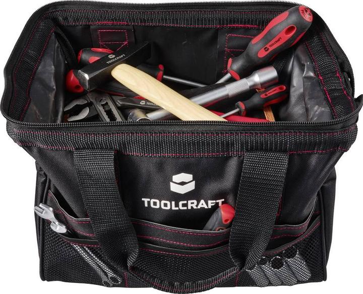 Actual product image Toolcraft TO-9073200 Universal tool bag with large opening (L x W x H) 3