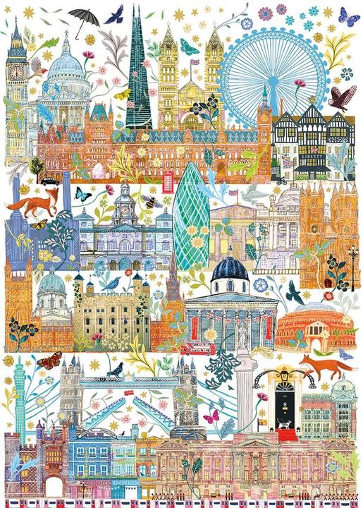Actual product image Gibsons Puzzle 1000 pieces London Skyline (1000 pieces)