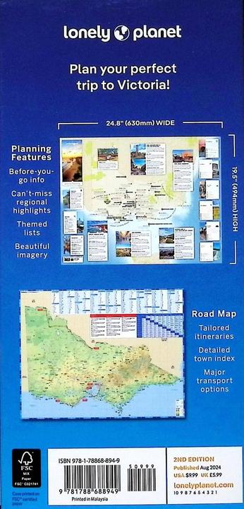 Actual product image Victoria Planning Map