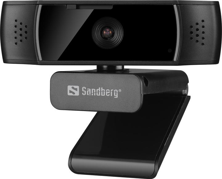 Immagine prodotto Sandberg Webcam USB Autofocus DualMic 2,07 MP 1920 x 1080 Pixel USB 2.0 Nero (2.10 Mpx)
