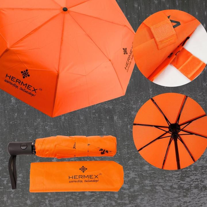 Image du produit Hermex Regenschirm Reise-Schirm faltbarer Regenschirm