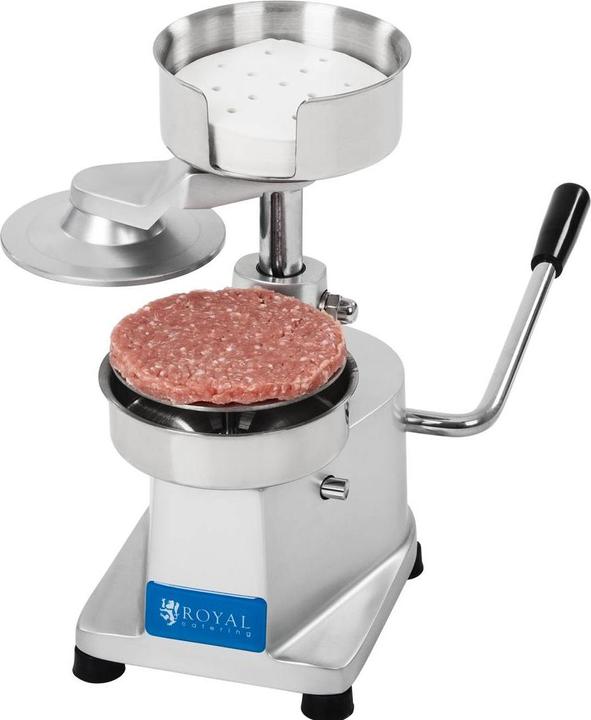 Produktbild Royal Catering Hamburger Maschine Hamburgerpresse Burgerpresse Pattypresse Pattymaker 13 cm