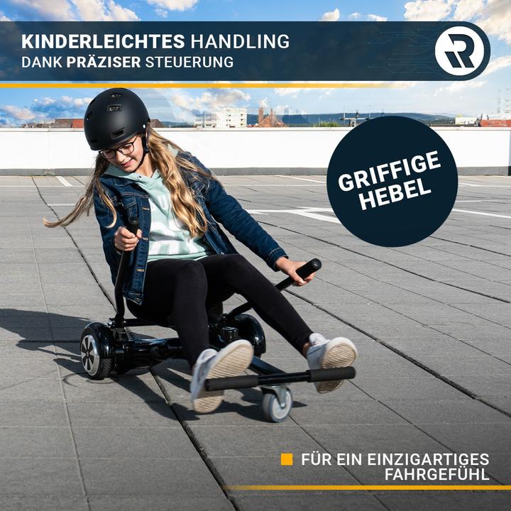 Produktbild Robway Universal Hoverseat Hover Board Sitz E-Balance Speedkart Hoverkart (Schwarz)