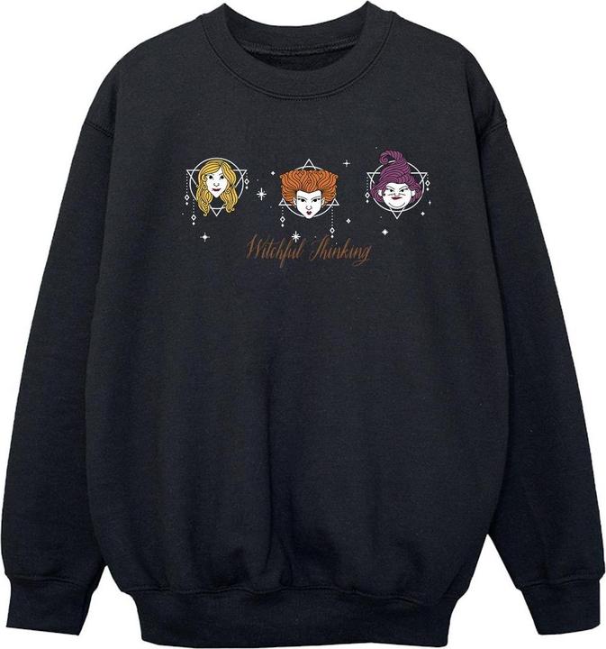 Actual product image Disney Girls Hocus Pocus Witchful Thinking Sweatshirt (128)