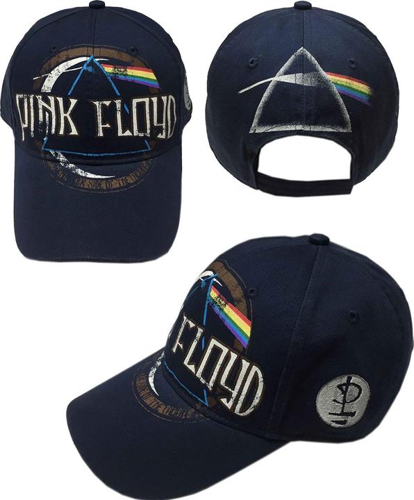 Actual product image Pink Floyd PinkFloyd DSOTM Album Distress NAVY Baseball Cap