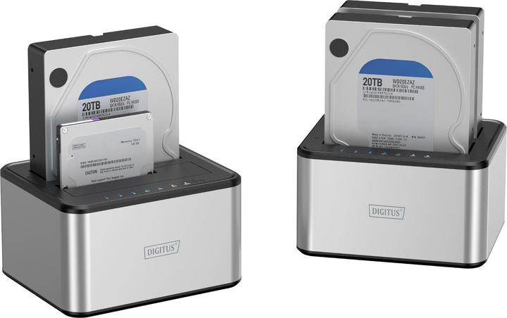 Immagine prodotto Digitus USB 3.0 dual SATA HDD docking station 2,5"/ 3,5