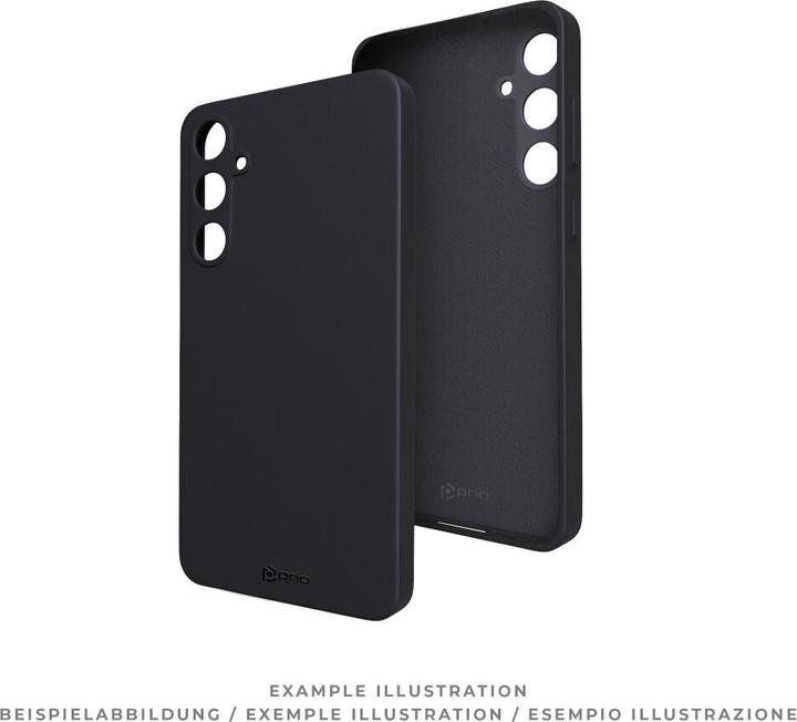 Produktbild prio Silikonschutzhülle für Samsung A34 schwarz (Samsung Galaxy A34 5G)