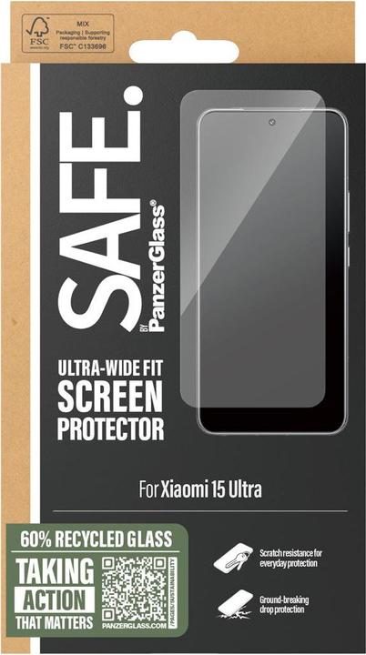 Actual product image PanzerGlass Screen Protector Xiaomi 15 Ultra | Ultra-Wide Fit (1 Piece, Xiaomi 15 Ultra)