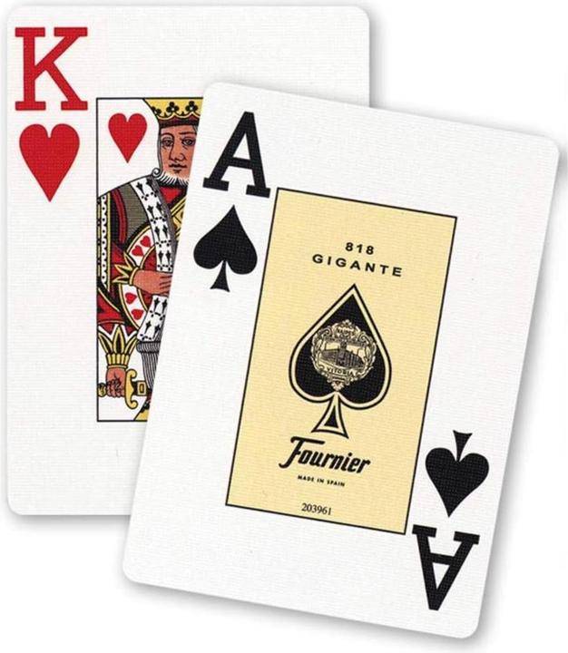 Actual product image Bicycle Cards 818 - red/blue (2 jumbo index)