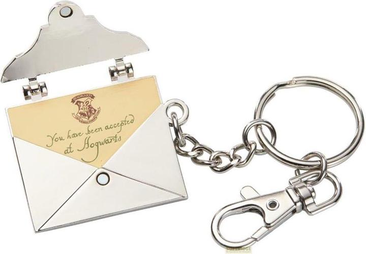 Immagine prodotto Noble Collection Harry Potter portachiavi in metallo Lettera di accettazione di Hogwarts