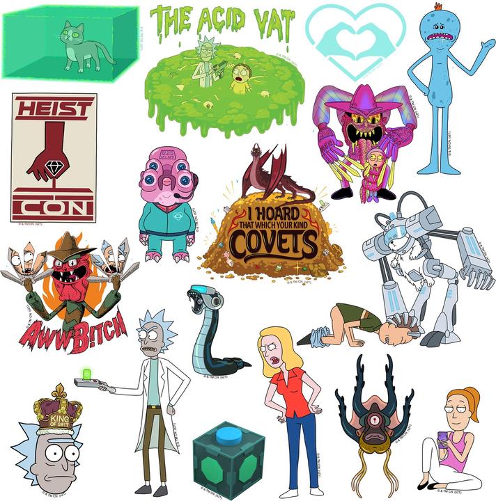 Image du produit Rick And Morty - Autocollants DELUXE