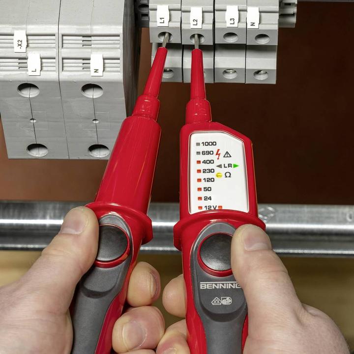 Produktbild Benning Zweipoliger Spannungsprüfer DU (CAT IV 600V, CAT III 1000V)