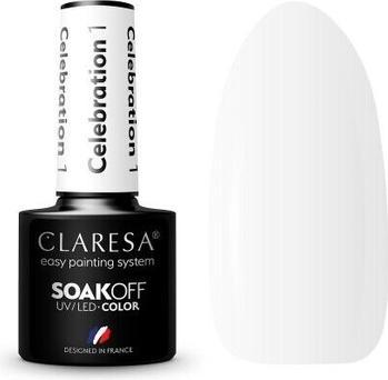 Claresa Celebration UV Nagellack 5ml (Weiss, Farblack)