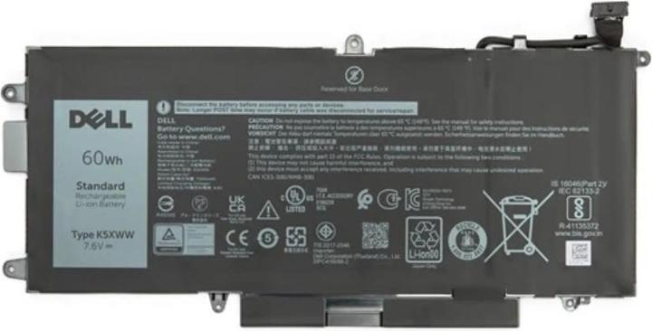 Produktbild Dell Battery, 60WHR, 4 Cell (4 Zellen, 7500 mAh)