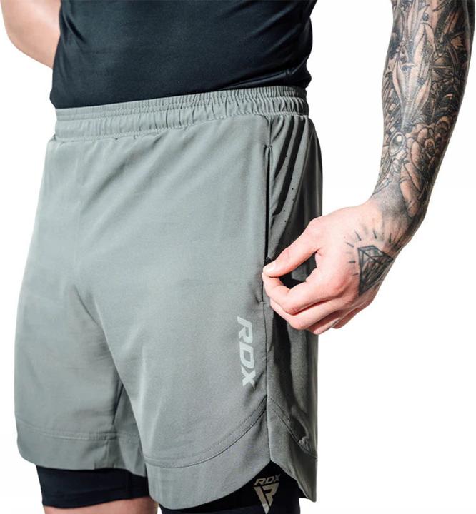 Produktbild Rdx SHORTS MMA T16 GRIS/NOIR-XL (XL)