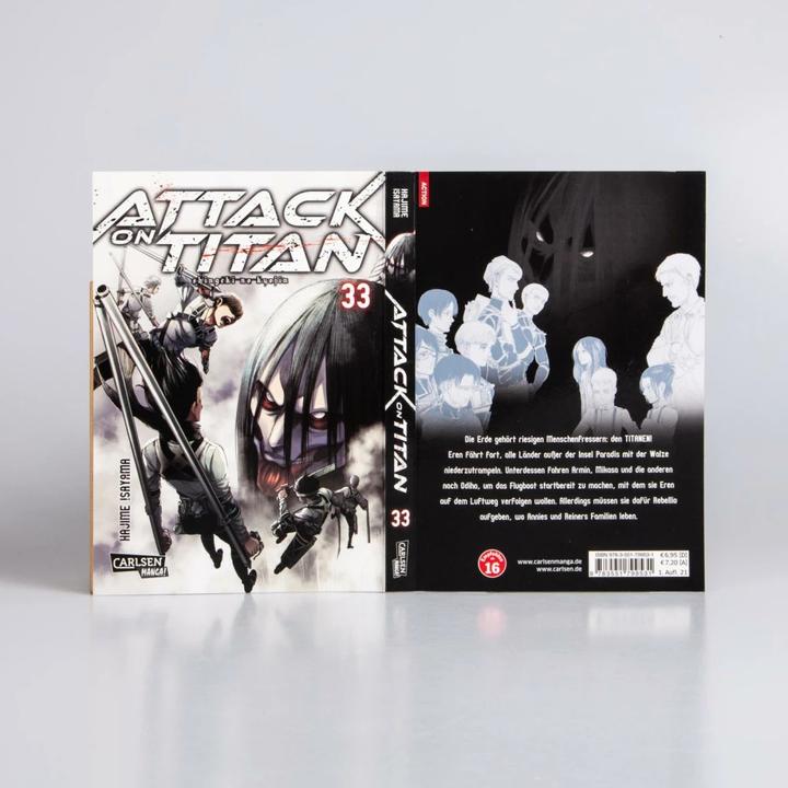 Produktbild Attack on Titan 33 (Deutsch, Hajime Isayama, 2021)