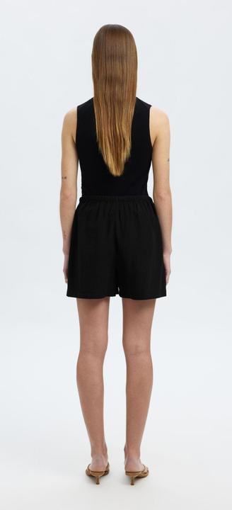 Actual product image Selected Femme Mid Waist Shorts aus Leinengemisch (38)