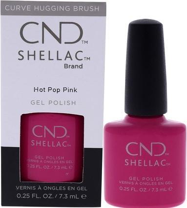 Produktbild CND Shellac - Color Coat Hot Pop Pink (Hot Pop Pink, UV-Gel Lack)