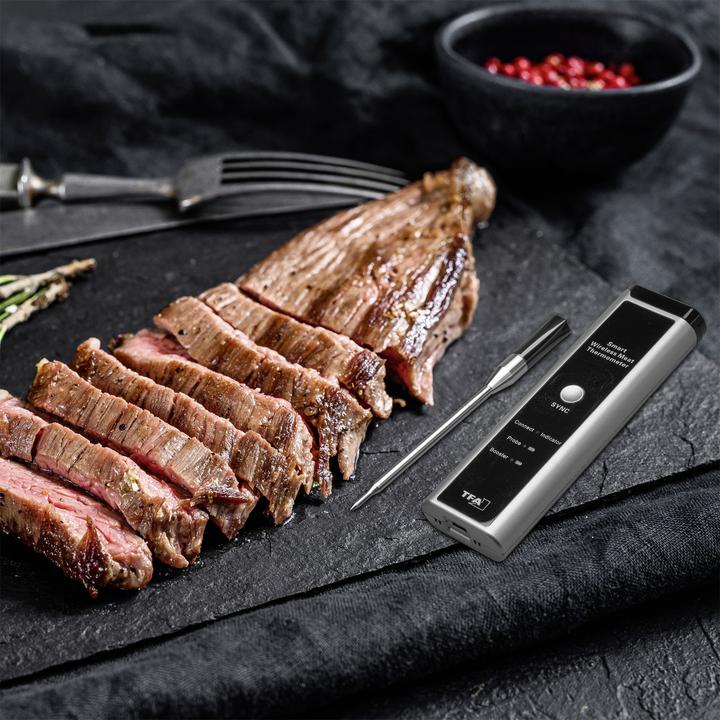 Actual product image TFA BBQ Thermometer inkl. L-Batterie anthrazit, FS-TFA