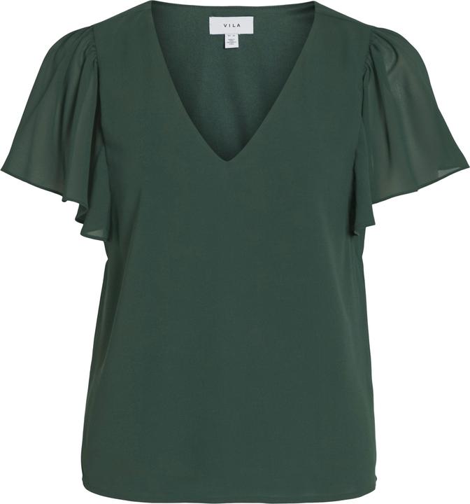 Actual product image Vila Short-sleeved top with V-neck (36)