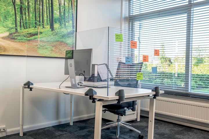Image du produit Franken Cloison bureau acrylique (58 x 160 cm)