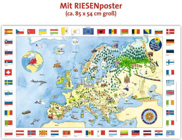Produktbild Ravensburger Mein erster Europa-Atlas (Deutsch, Andrea Erne, 2020)