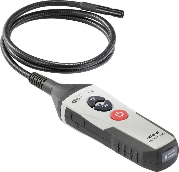 Produktbild Voltcraft BS-26+IP WIFI Endoskop Sonden-Ø: 9mm Sonden-Länge: 1m