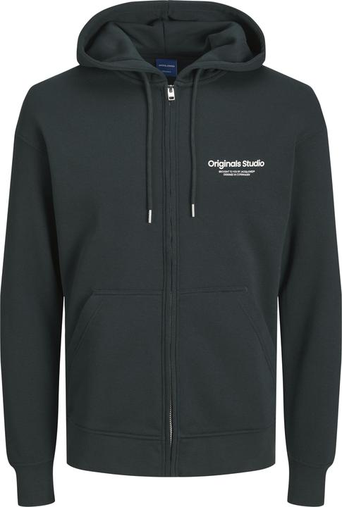 Jack & Jones Plus Size Gedruckt Kapuzenpullover mit Reissverschluss Kapuzenpullover mit Reissverschluss (7XL)