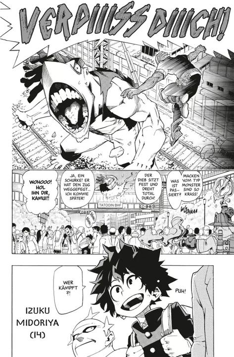 Actual product image My Hero Academia, Band 1 (German, Kohei Horikoshi, 2016)