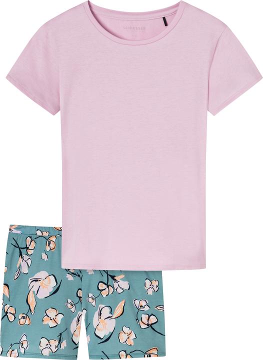 Produktbild Schiesser Modern Floral Schlafanzug kurz (40)