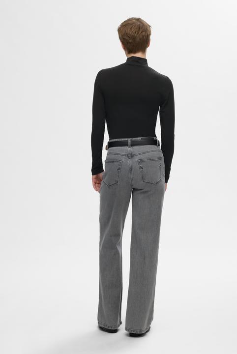 Image du produit Selected Femme Basic Haut à col haut avec manches longues (S)