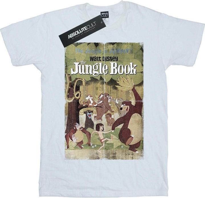 Immagine prodotto Disney The Jungle Book Retro Poster Maglietta Ragazzi (152, 158)