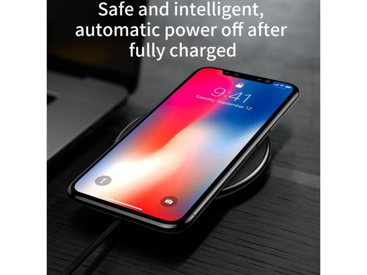 Immagine prodotto Baseus Caricabatterie wireless Qi in pelle