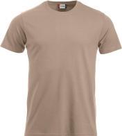 Actual product image Clique T-shirt Classic-T 029360, cotton, caffe latte, size M (M)