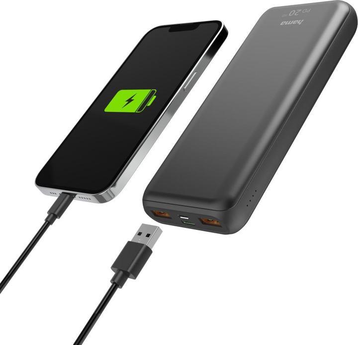 Image du produit Hama PD20-HD (20000 mAh, 18 W, 74 Wh)