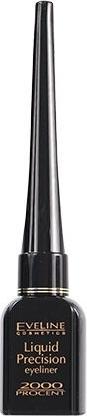 Actual product image Eveline Cosmetics Liquid Precision 2000 Percent Liquid Eyeliner4 ml (Black)