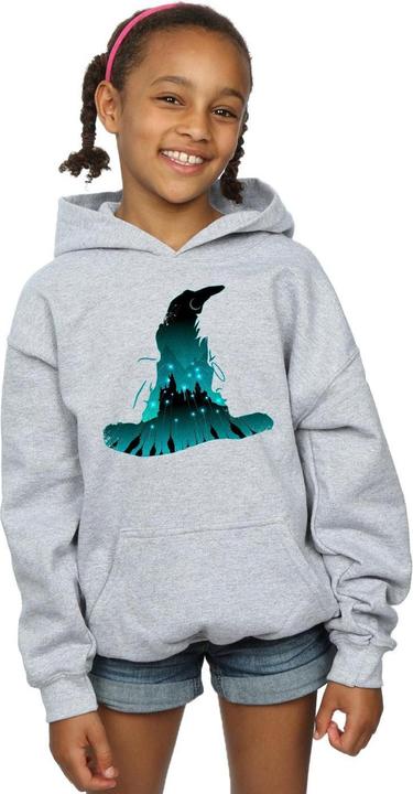 Produktbild Hogwarts Silhouette Kapuzenpullover Mädchen (140, 146)