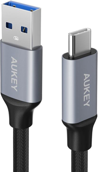 Aukey USB A - USB Type-C Nylon (1 m, USB 3.0)