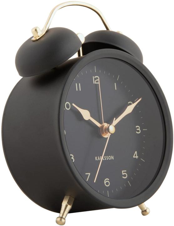 Immagine prodotto Karlsson Sveglia classica Twin Bell Nero